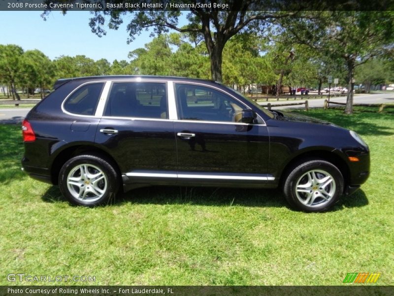 Basalt Black Metallic / Havanna/Sand Beige 2008 Porsche Cayenne Tiptronic