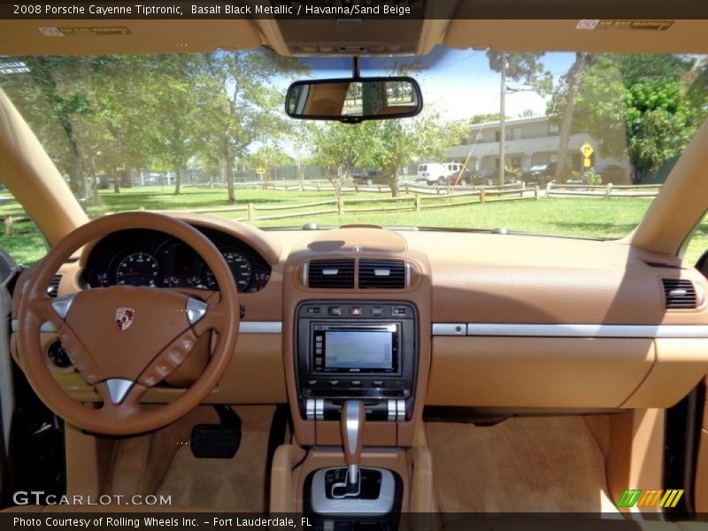 Basalt Black Metallic / Havanna/Sand Beige 2008 Porsche Cayenne Tiptronic