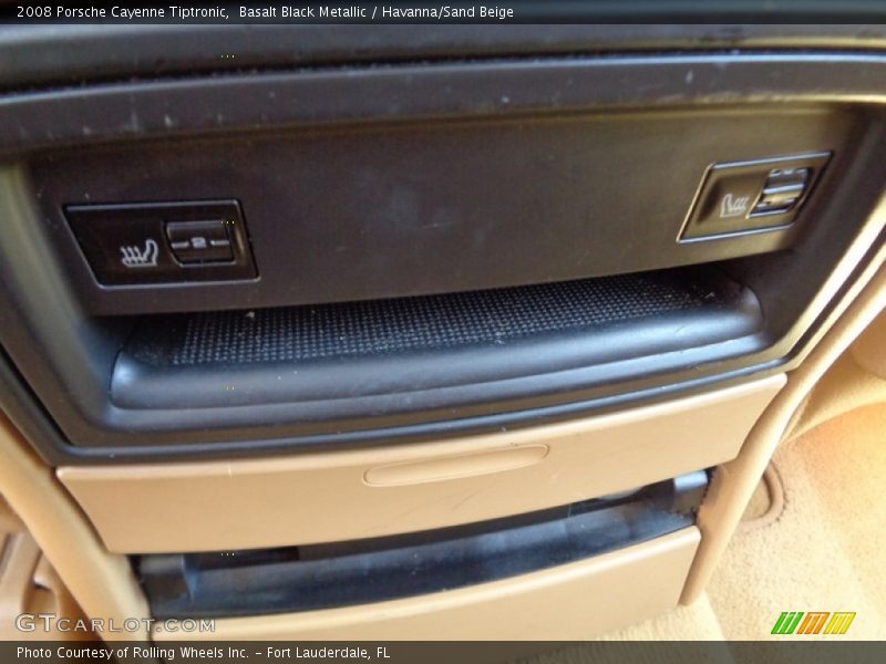 Basalt Black Metallic / Havanna/Sand Beige 2008 Porsche Cayenne Tiptronic