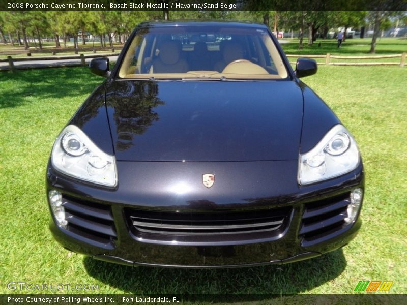 Basalt Black Metallic / Havanna/Sand Beige 2008 Porsche Cayenne Tiptronic