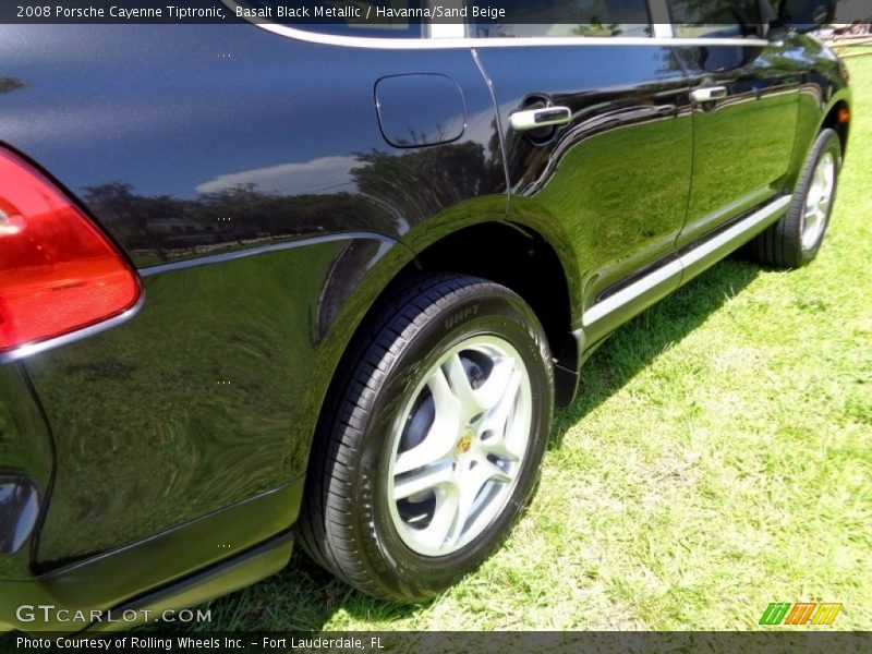 Basalt Black Metallic / Havanna/Sand Beige 2008 Porsche Cayenne Tiptronic