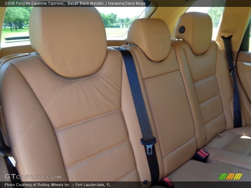 Basalt Black Metallic / Havanna/Sand Beige 2008 Porsche Cayenne Tiptronic