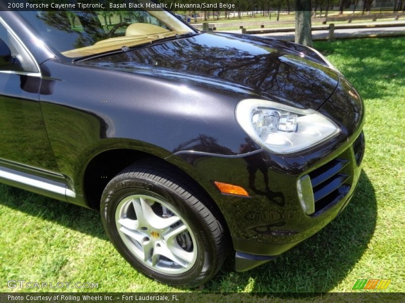 Basalt Black Metallic / Havanna/Sand Beige 2008 Porsche Cayenne Tiptronic