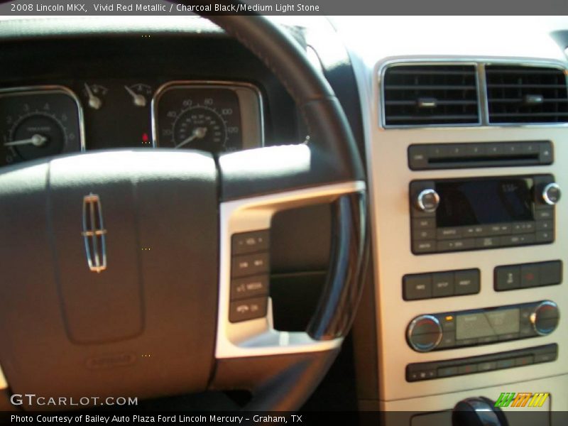 Vivid Red Metallic / Charcoal Black/Medium Light Stone 2008 Lincoln MKX