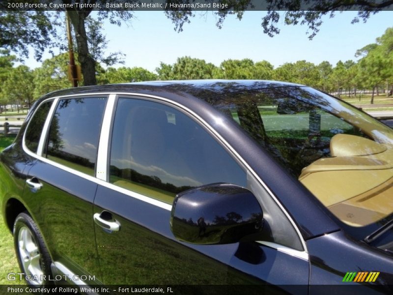 Basalt Black Metallic / Havanna/Sand Beige 2008 Porsche Cayenne Tiptronic