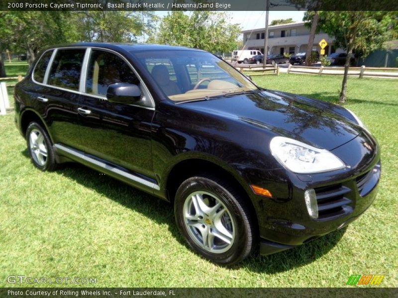 Basalt Black Metallic / Havanna/Sand Beige 2008 Porsche Cayenne Tiptronic