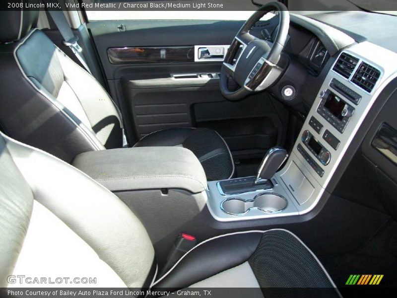 Vivid Red Metallic / Charcoal Black/Medium Light Stone 2008 Lincoln MKX