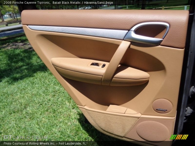 Basalt Black Metallic / Havanna/Sand Beige 2008 Porsche Cayenne Tiptronic