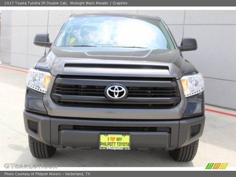 Midnight Black Metallic / Graphite 2017 Toyota Tundra SR Double Cab