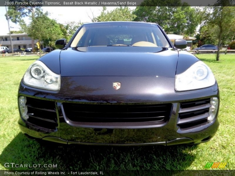 Basalt Black Metallic / Havanna/Sand Beige 2008 Porsche Cayenne Tiptronic