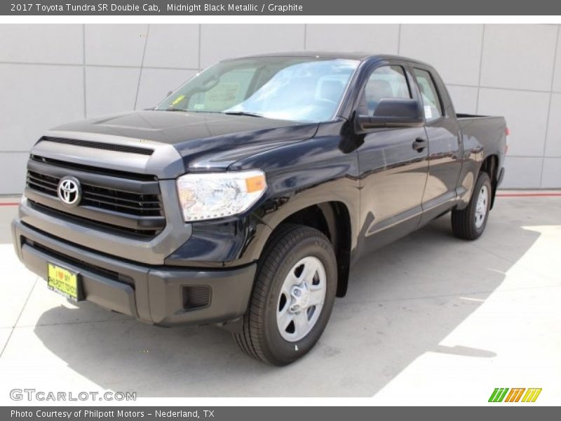 Midnight Black Metallic / Graphite 2017 Toyota Tundra SR Double Cab
