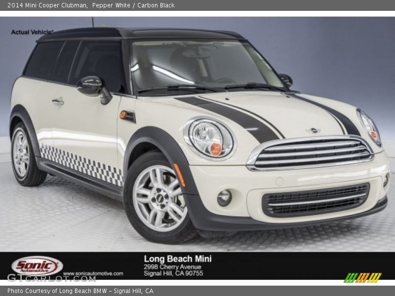 Pepper White / Carbon Black 2014 Mini Cooper Clubman