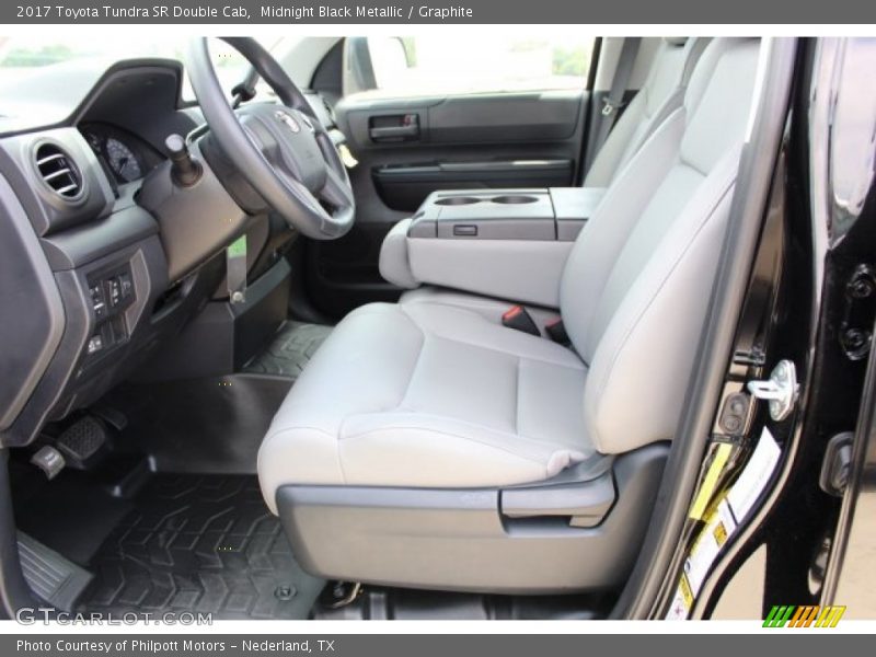 Midnight Black Metallic / Graphite 2017 Toyota Tundra SR Double Cab