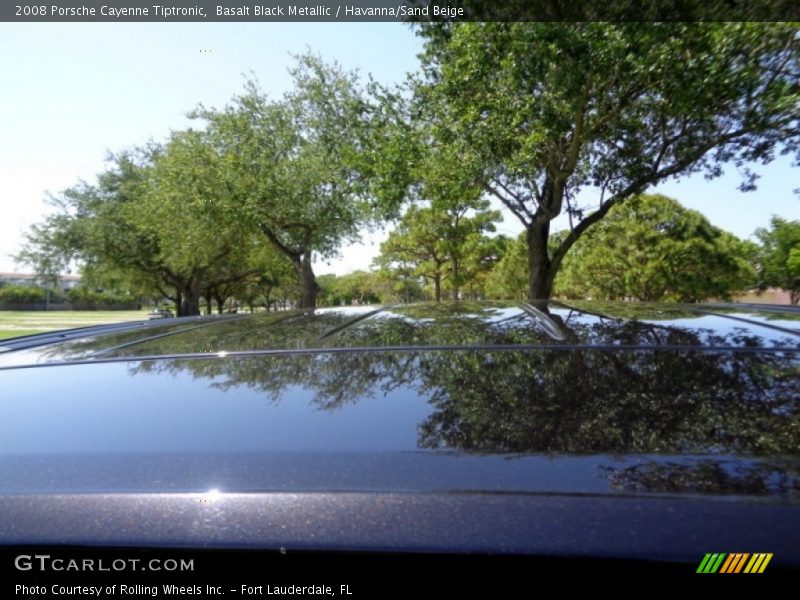 Basalt Black Metallic / Havanna/Sand Beige 2008 Porsche Cayenne Tiptronic