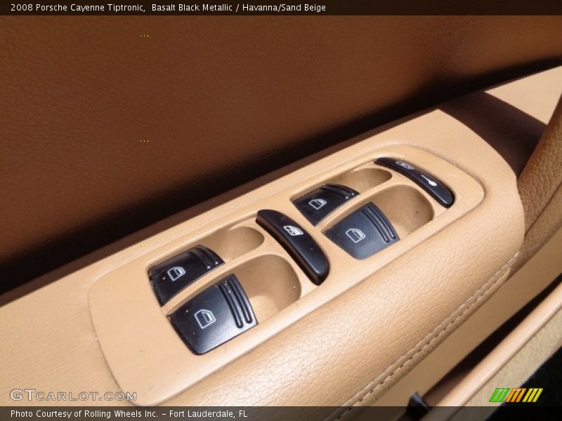 Basalt Black Metallic / Havanna/Sand Beige 2008 Porsche Cayenne Tiptronic