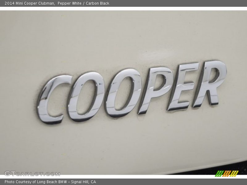 Pepper White / Carbon Black 2014 Mini Cooper Clubman