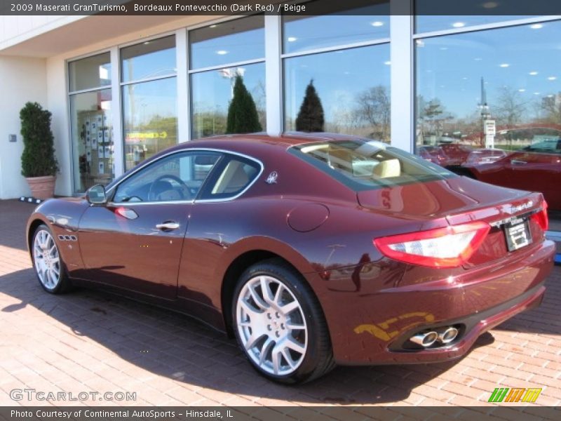 Bordeaux Pontevecchio (Dark Red) / Beige 2009 Maserati GranTurismo