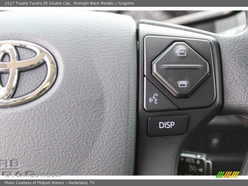 Midnight Black Metallic / Graphite 2017 Toyota Tundra SR Double Cab
