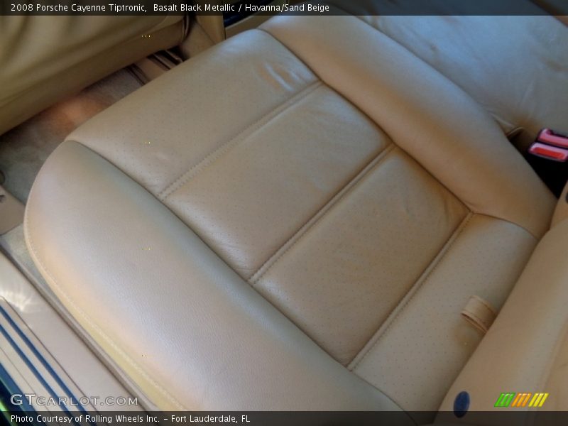 Basalt Black Metallic / Havanna/Sand Beige 2008 Porsche Cayenne Tiptronic