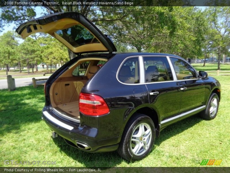 Basalt Black Metallic / Havanna/Sand Beige 2008 Porsche Cayenne Tiptronic