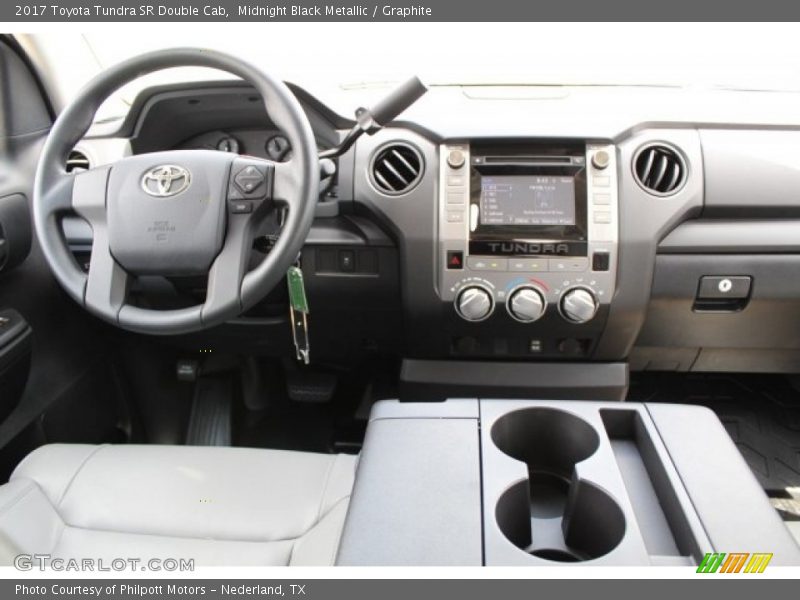 Midnight Black Metallic / Graphite 2017 Toyota Tundra SR Double Cab