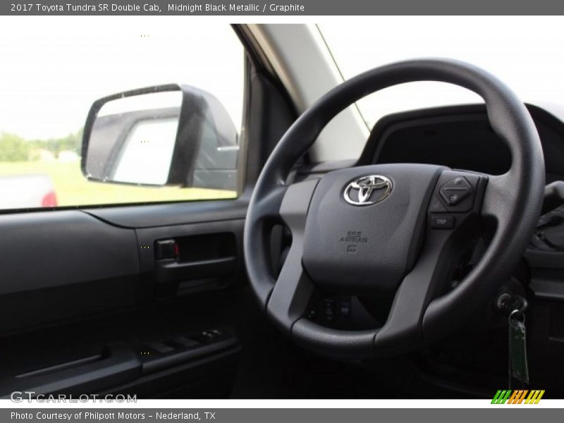 Midnight Black Metallic / Graphite 2017 Toyota Tundra SR Double Cab