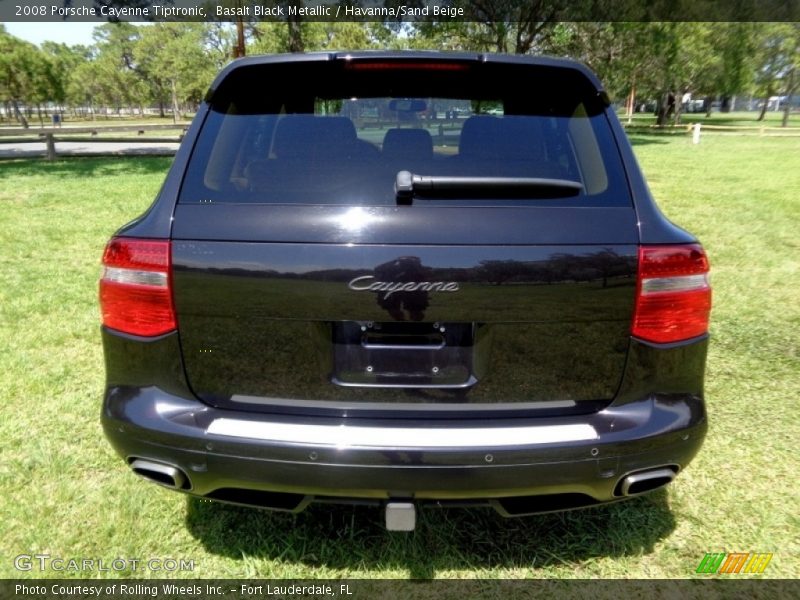 Basalt Black Metallic / Havanna/Sand Beige 2008 Porsche Cayenne Tiptronic