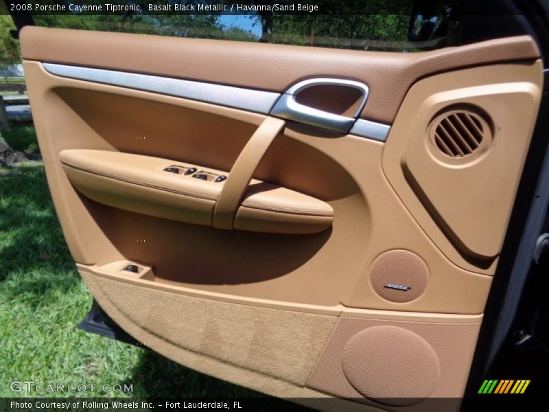 Basalt Black Metallic / Havanna/Sand Beige 2008 Porsche Cayenne Tiptronic