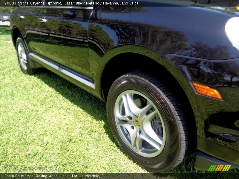 Basalt Black Metallic / Havanna/Sand Beige 2008 Porsche Cayenne Tiptronic