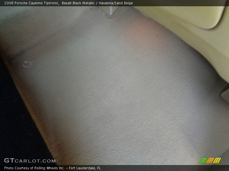 Basalt Black Metallic / Havanna/Sand Beige 2008 Porsche Cayenne Tiptronic