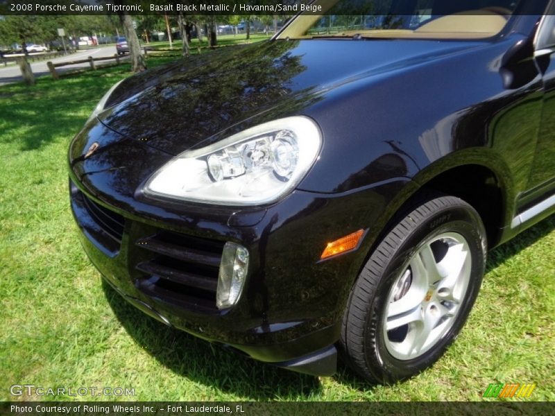 Basalt Black Metallic / Havanna/Sand Beige 2008 Porsche Cayenne Tiptronic