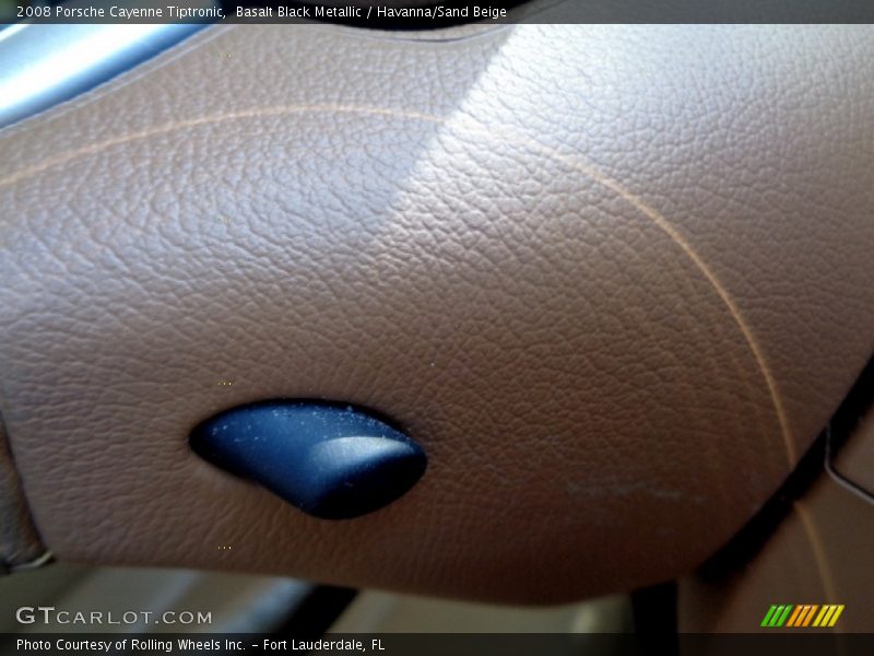 Basalt Black Metallic / Havanna/Sand Beige 2008 Porsche Cayenne Tiptronic