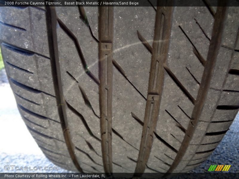 Basalt Black Metallic / Havanna/Sand Beige 2008 Porsche Cayenne Tiptronic