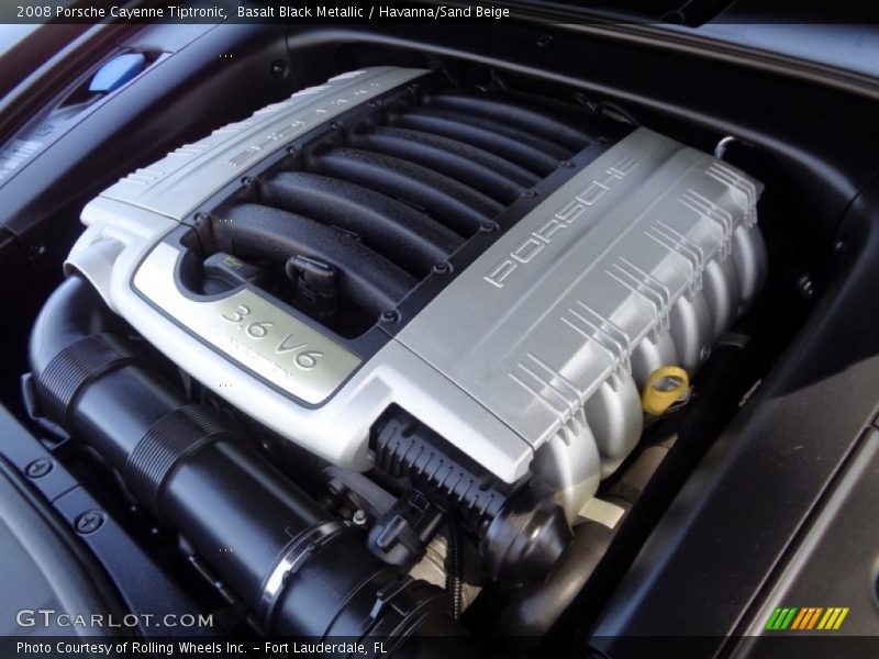 Basalt Black Metallic / Havanna/Sand Beige 2008 Porsche Cayenne Tiptronic