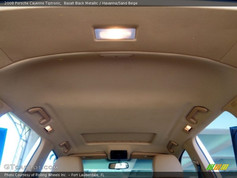 Basalt Black Metallic / Havanna/Sand Beige 2008 Porsche Cayenne Tiptronic