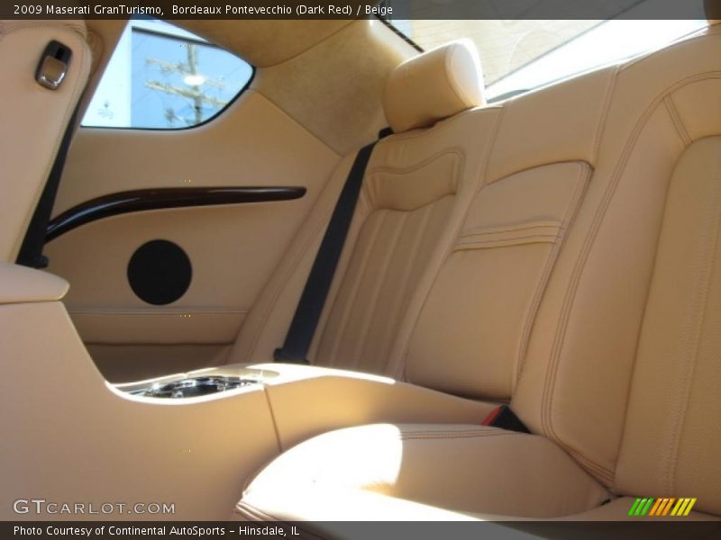 Bordeaux Pontevecchio (Dark Red) / Beige 2009 Maserati GranTurismo