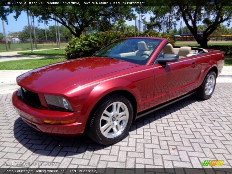 Front 3/4 View of 2007 Mustang V6 Premium Convertible