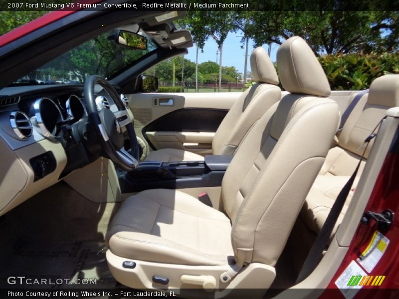  2007 Mustang V6 Premium Convertible Medium Parchment Interior