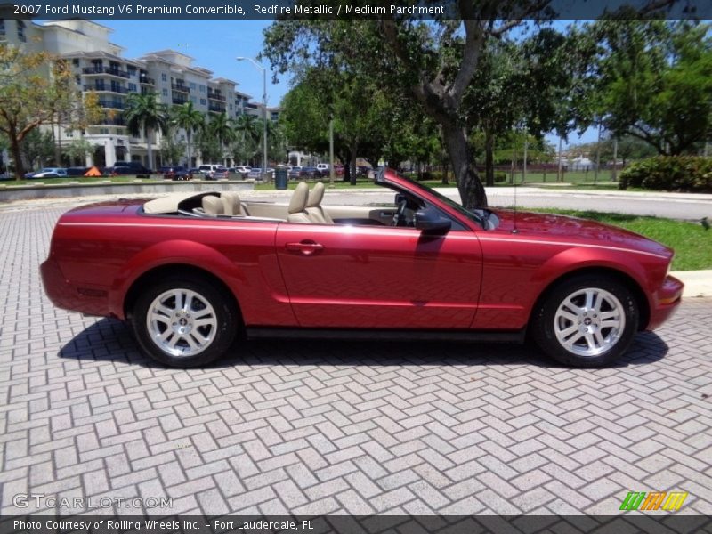  2007 Mustang V6 Premium Convertible Redfire Metallic