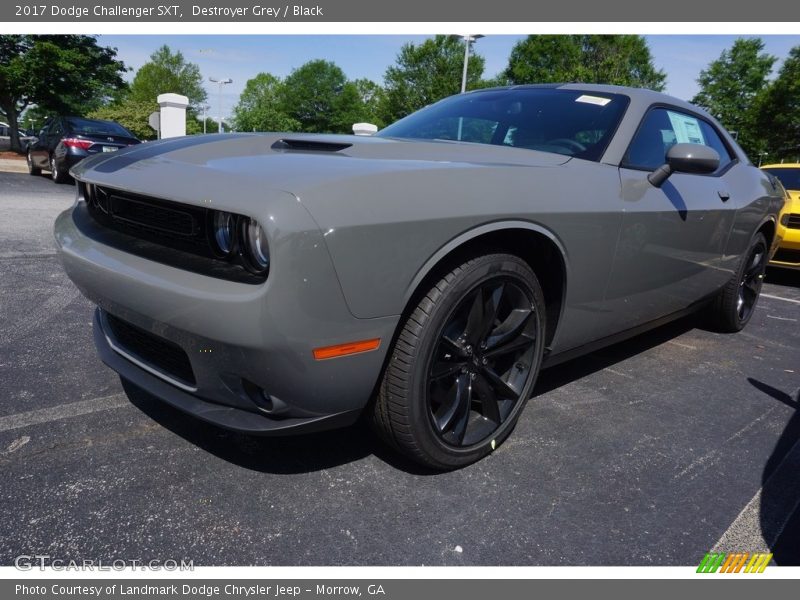 Destroyer Grey / Black 2017 Dodge Challenger SXT