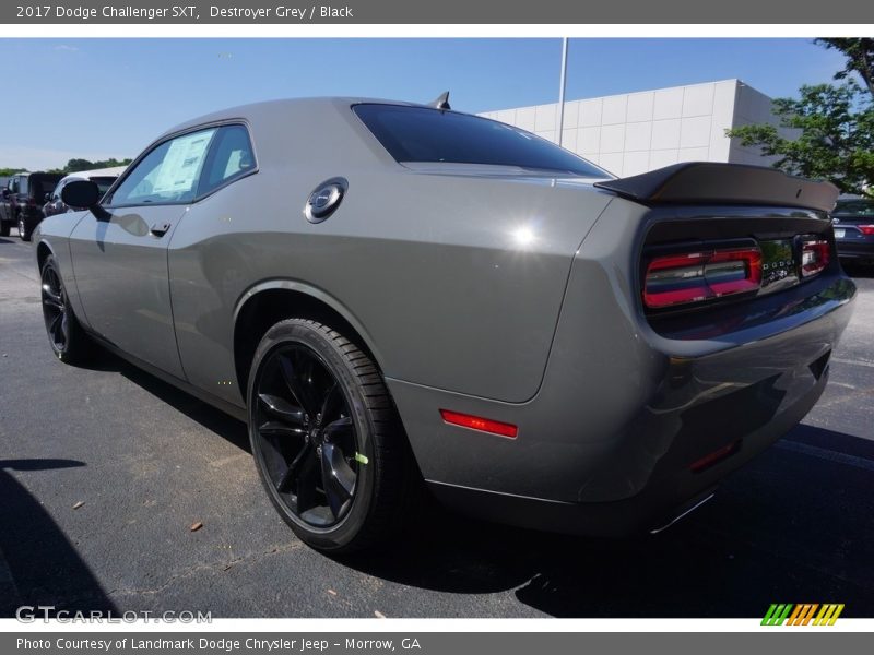 Destroyer Grey / Black 2017 Dodge Challenger SXT