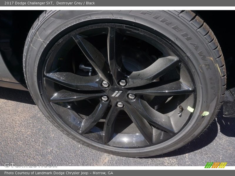 Destroyer Grey / Black 2017 Dodge Challenger SXT