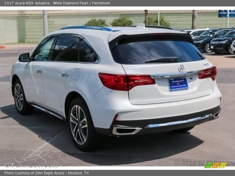 White Diamond Pearl / Parchment 2017 Acura MDX Advance