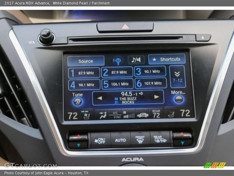 White Diamond Pearl / Parchment 2017 Acura MDX Advance