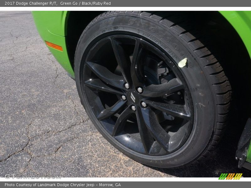 Green Go / Black/Ruby Red 2017 Dodge Challenger R/T