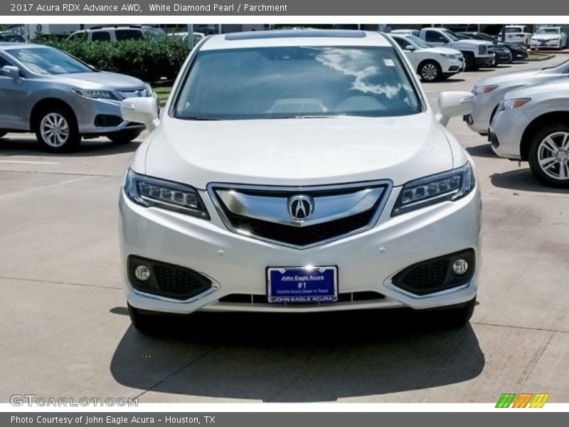 White Diamond Pearl / Parchment 2017 Acura RDX Advance AWD