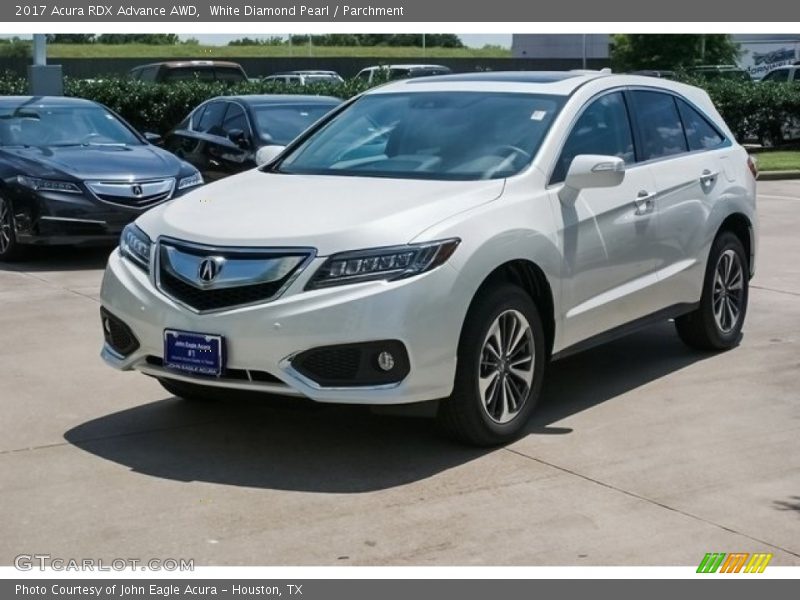 White Diamond Pearl / Parchment 2017 Acura RDX Advance AWD