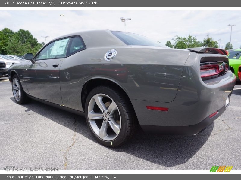 Destroyer Grey / Black 2017 Dodge Challenger R/T