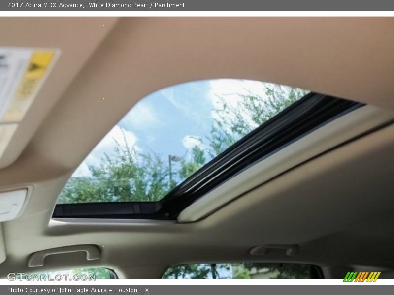 White Diamond Pearl / Parchment 2017 Acura MDX Advance