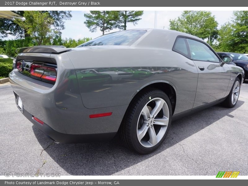 Destroyer Grey / Black 2017 Dodge Challenger R/T